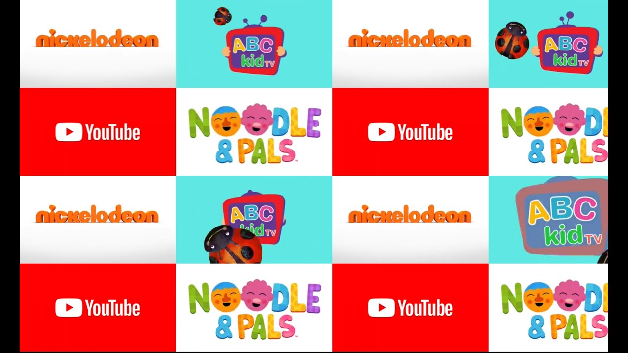 Nickelodeon, ABC Kid TV, YouTube и логотипы Noodle & Pals появлялись более миллиона раз.