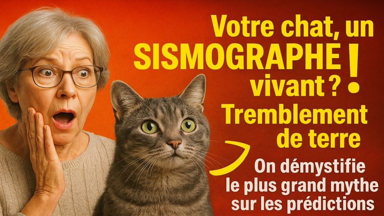 Votre chat, un SISMOGRAPHE vivant ? Tremblement de terre : On démystifie le plus grand mythe sur le