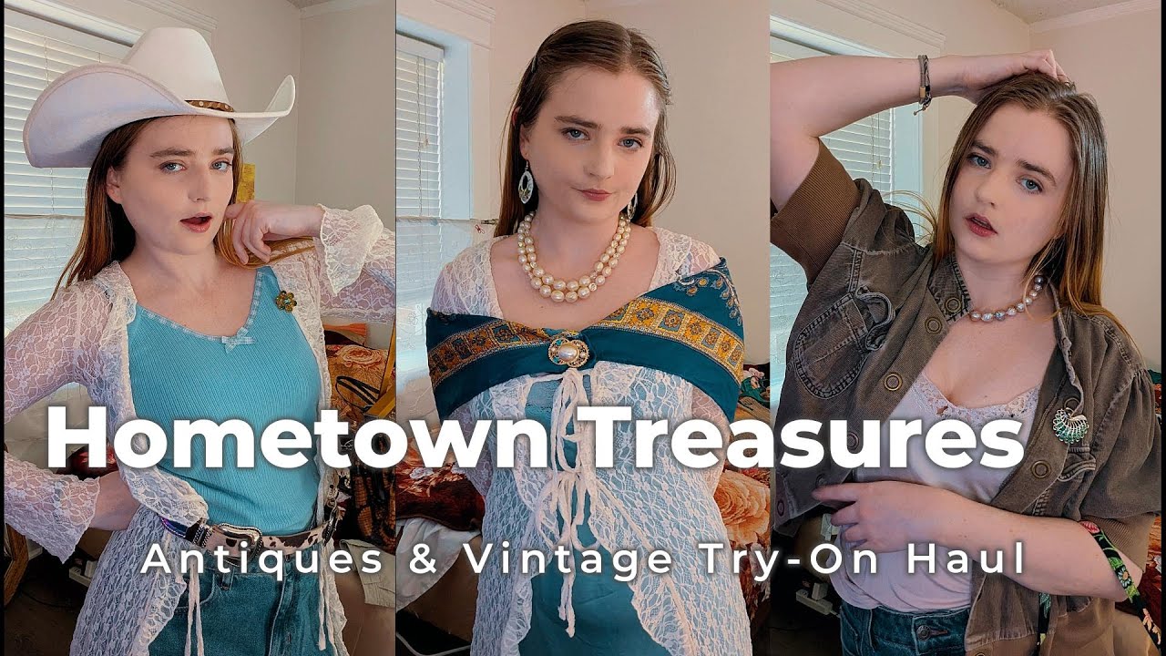 Em's Hometown Treasures ✨ Antique & Vintage Accessories Try-On Haul | Valentine’s Gift Inspiration