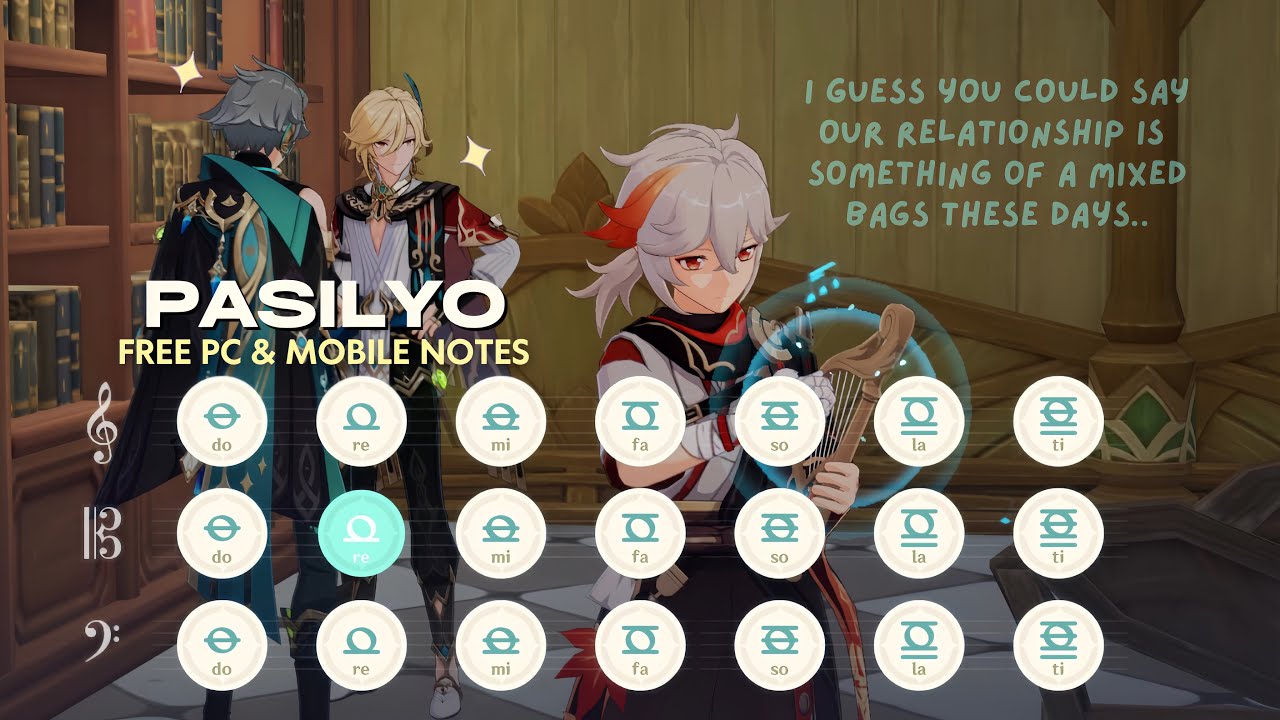 Pasilyo - Sunkissed Lola | Windsong Lyre (Mobile and PC Notes)