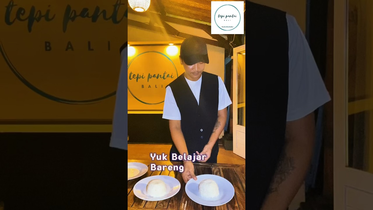 Belajar waiter yuk #tepipantaibali #pantaikedonganan
