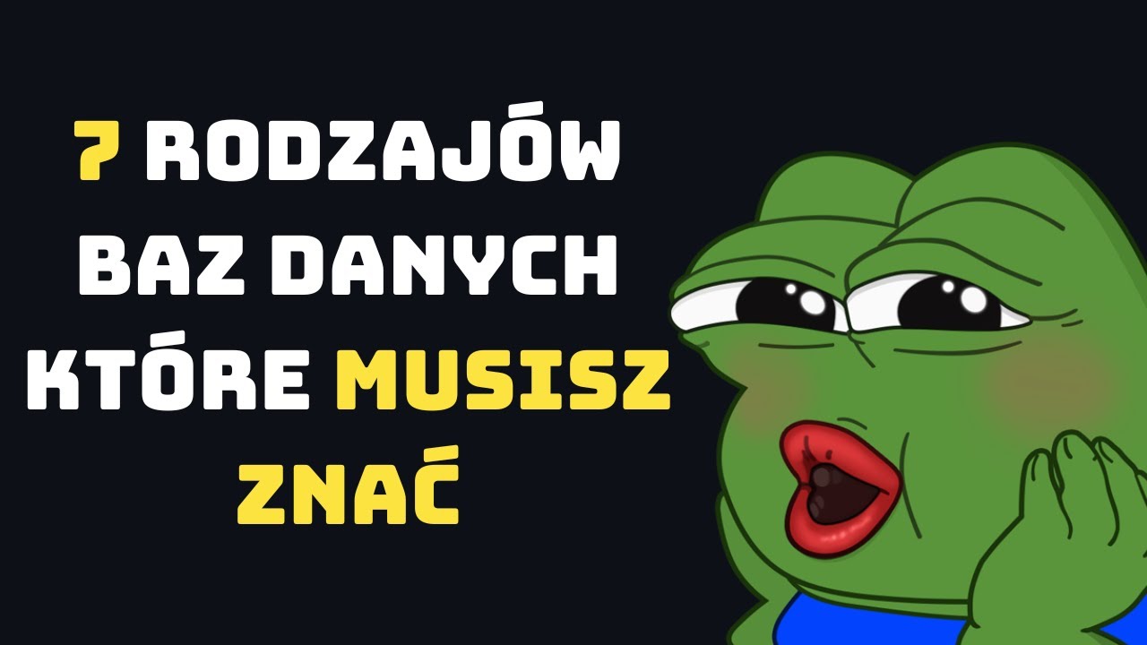 7 rodzajów baz danych, które musisz znać