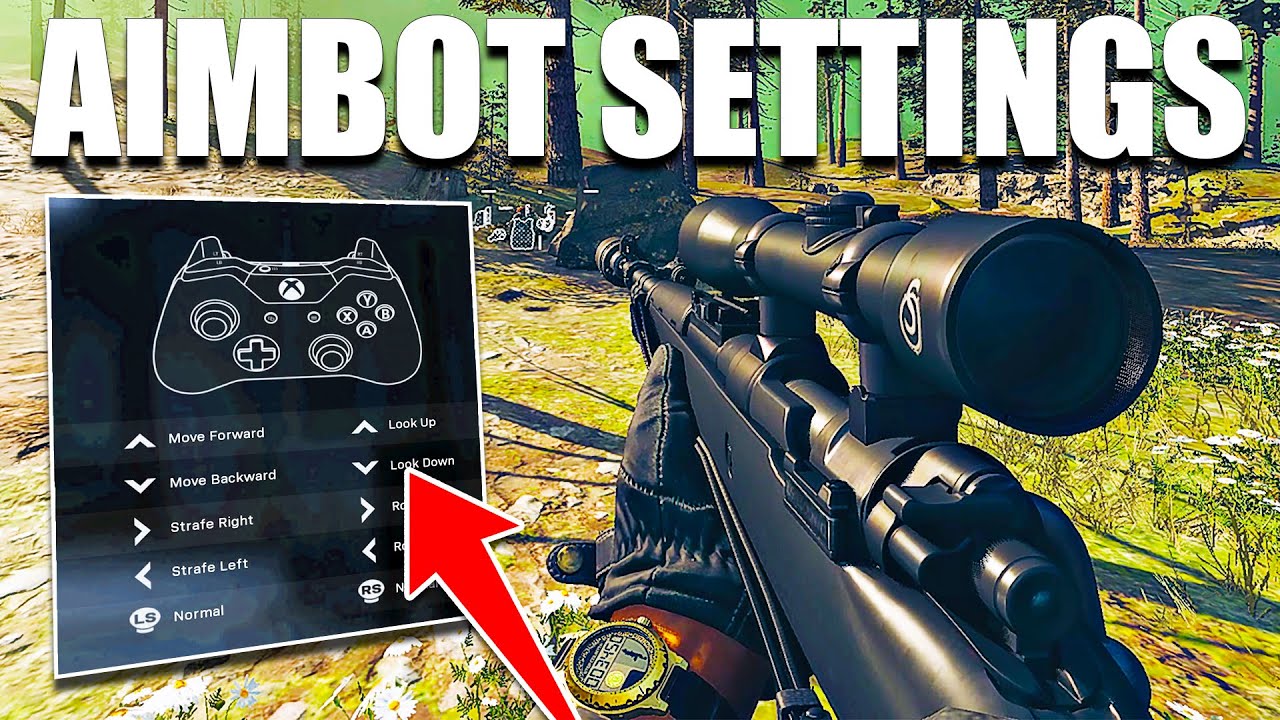 the BEST Controller Aimbot Settings for Warzone Season 4!