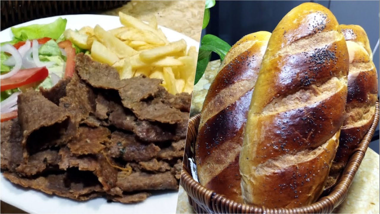 ترند دونر كباب تركي مع ميني خبيزات صحية بالفرينة الكاملة #دونر كباب #اكسبلور 🍞🔥