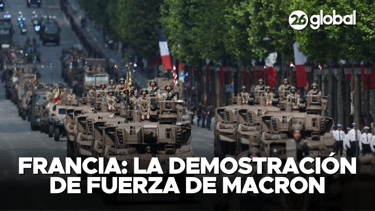 Francia celebró el Día de la Bastilla con su tradicional desfile militar del 14 de julio | #26Global