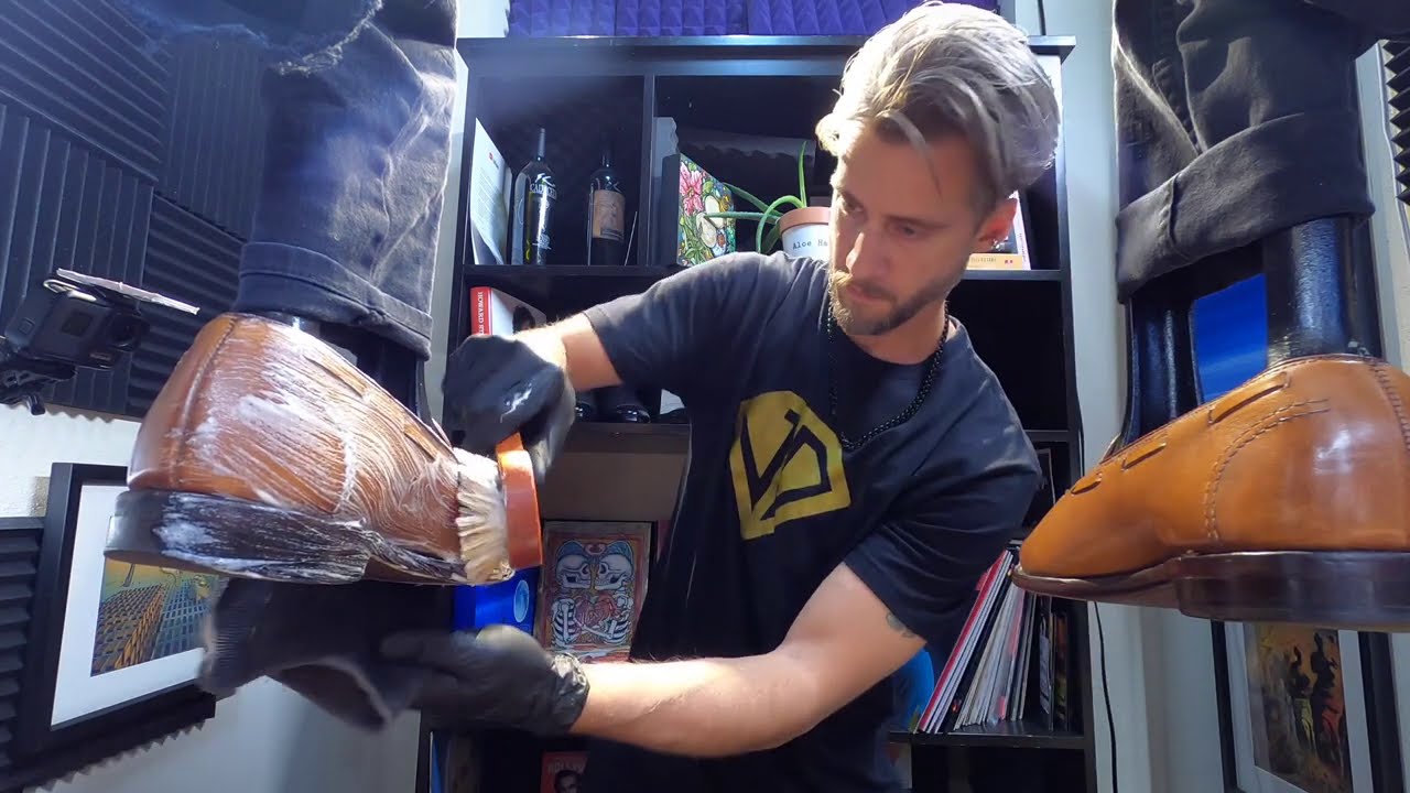 SHOE CLEANING MARATHON | Original ASMR Shoe Shine | Jason Dornstar