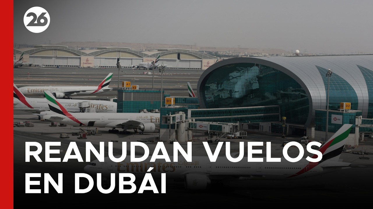 🇦🇪 ESTÁ FUNCIONANDO A UN 25% DE LO NORMAL | Dubái intenta normalizar el tráfico aéreo