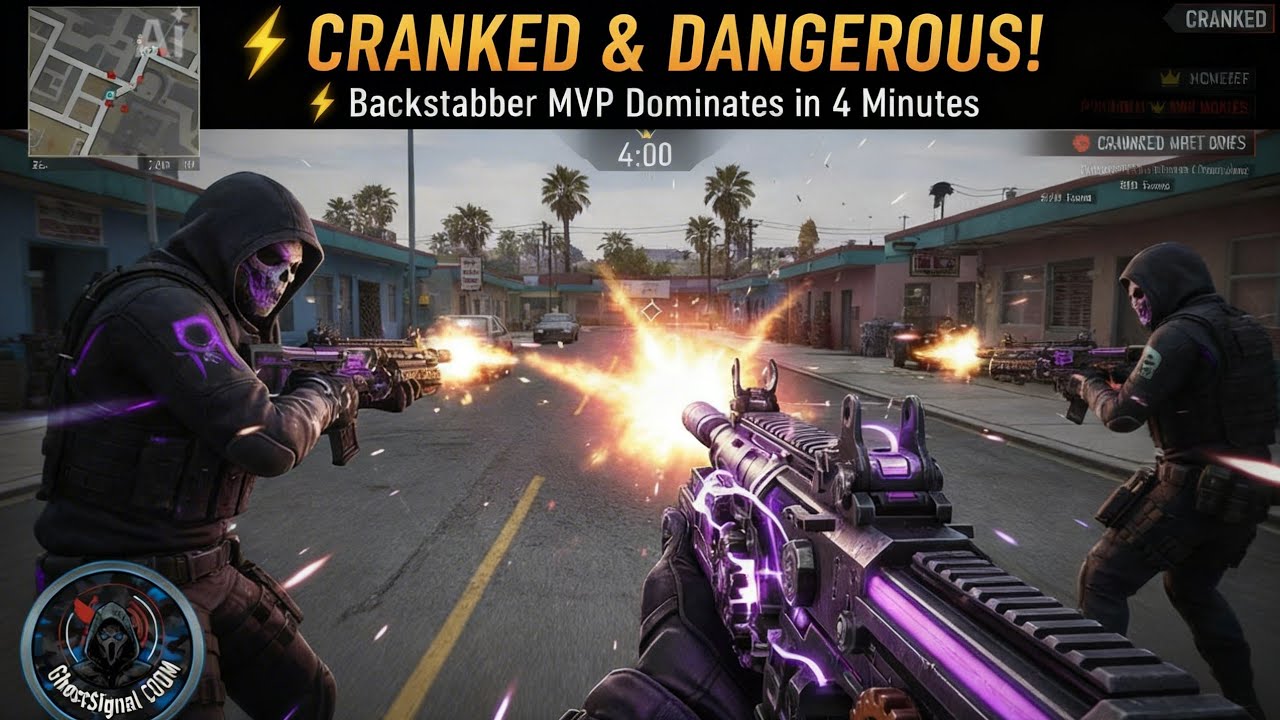 CRANKED & DANGEROUS! ⚡ Backstabber MVP Dominates in 4 Minutes