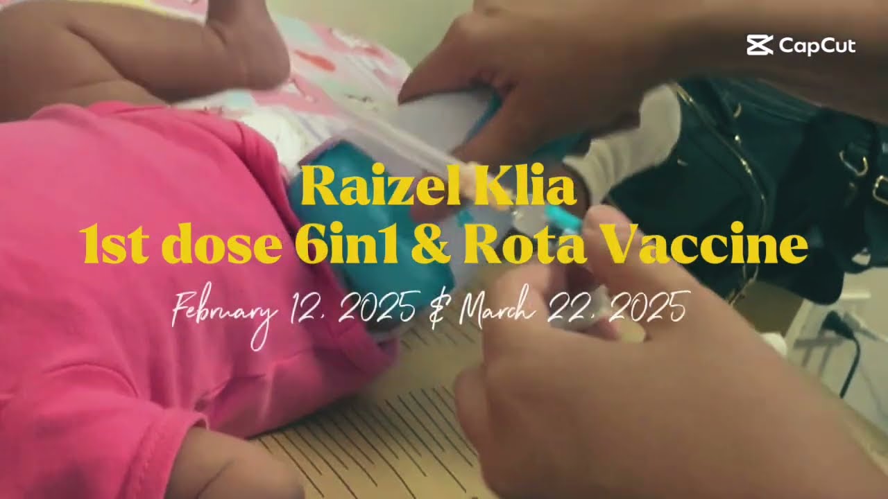 Baby potato | first inject 6in1 | Rota vaccine | Pedia visit