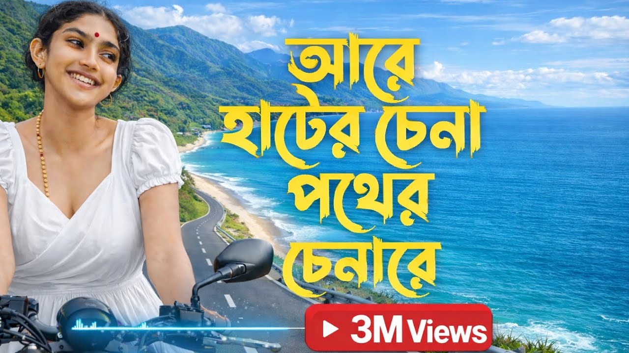 আরে হাটের চেনা পথের চেনারে | Hater Chena Pother Chena re | Tiktok Trending কেউ নাই সংস্যারের মাঝে রে