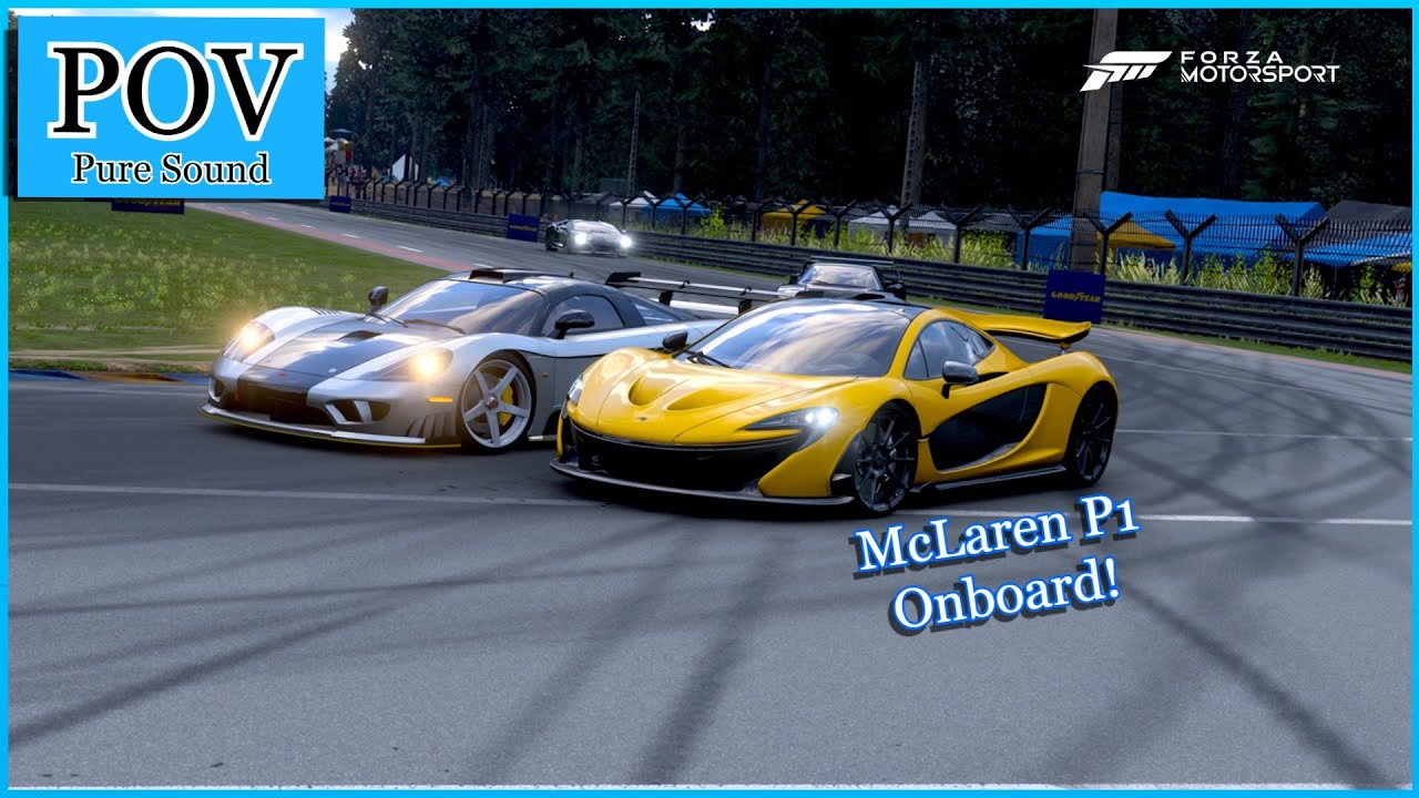 McLaren P1 onboard em Le Mans | Forza Motorsport!