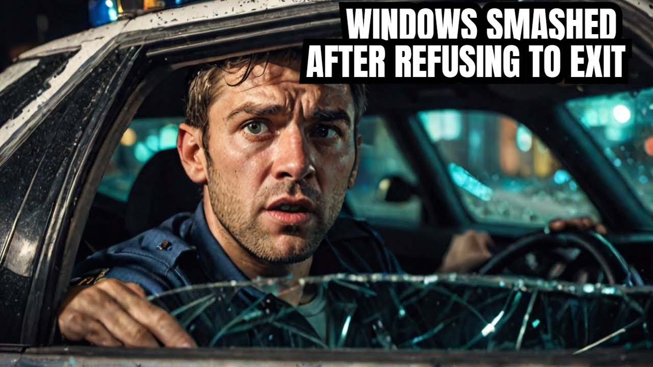 Sovereign Citizen Gets Windows Smashed After Refusing to Exit During Traffic Stop