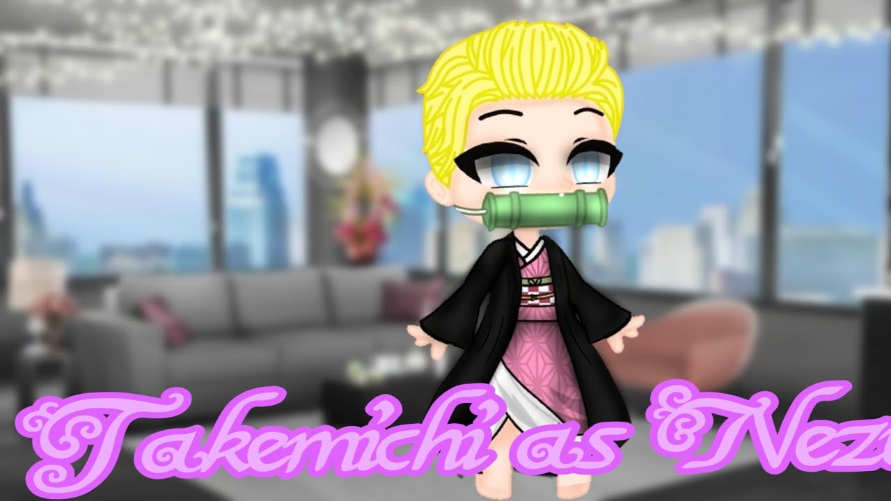 Tokyo revengers reagindo a takemichi as nezuko/🇧🇷/Gacha