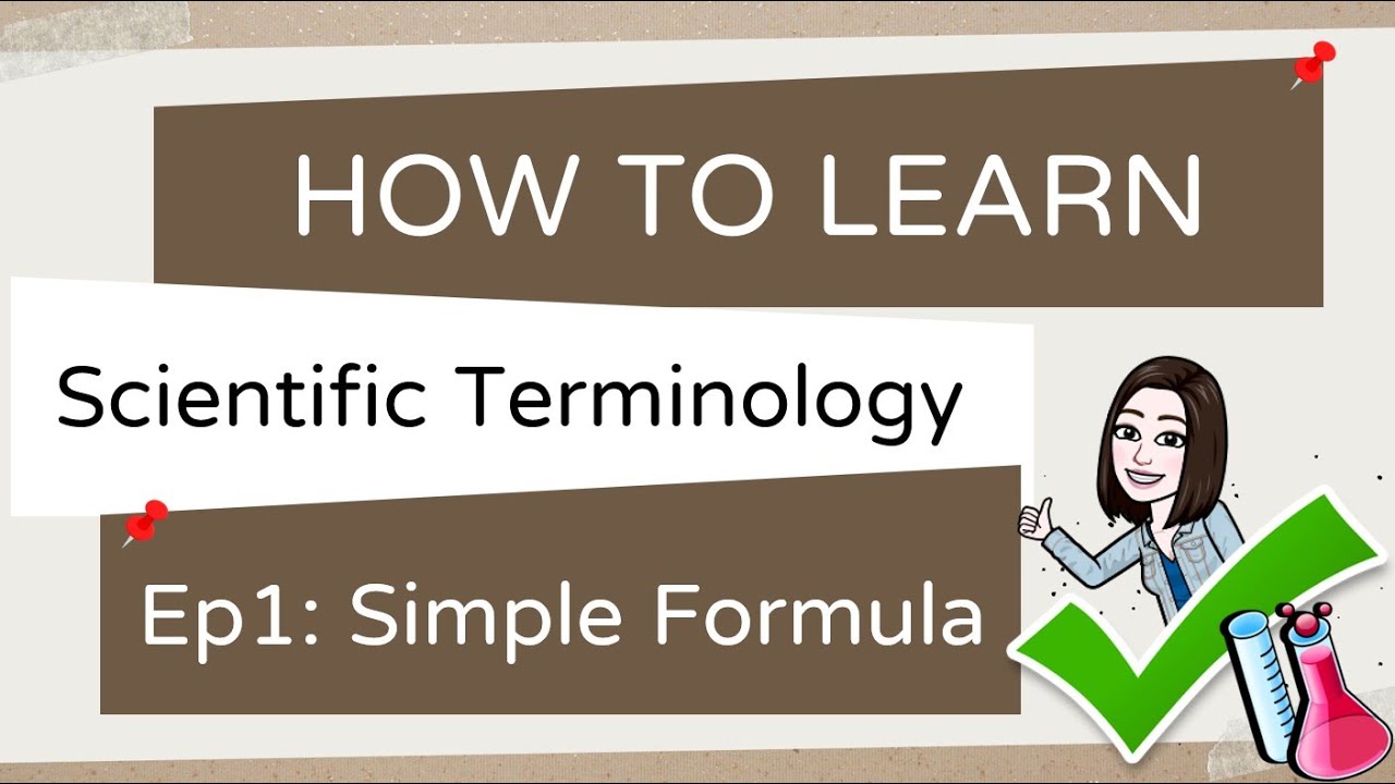 (Eng)【🧪🔬Science English】1 Simple Formula to Understand Scientific Terminology