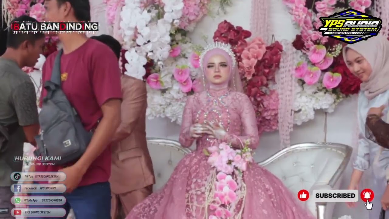CINTA MERAH JAMBU SUSI SAMBA THE WEDDING AKBAR DAN MIRNA DS BATU BANDINDING 