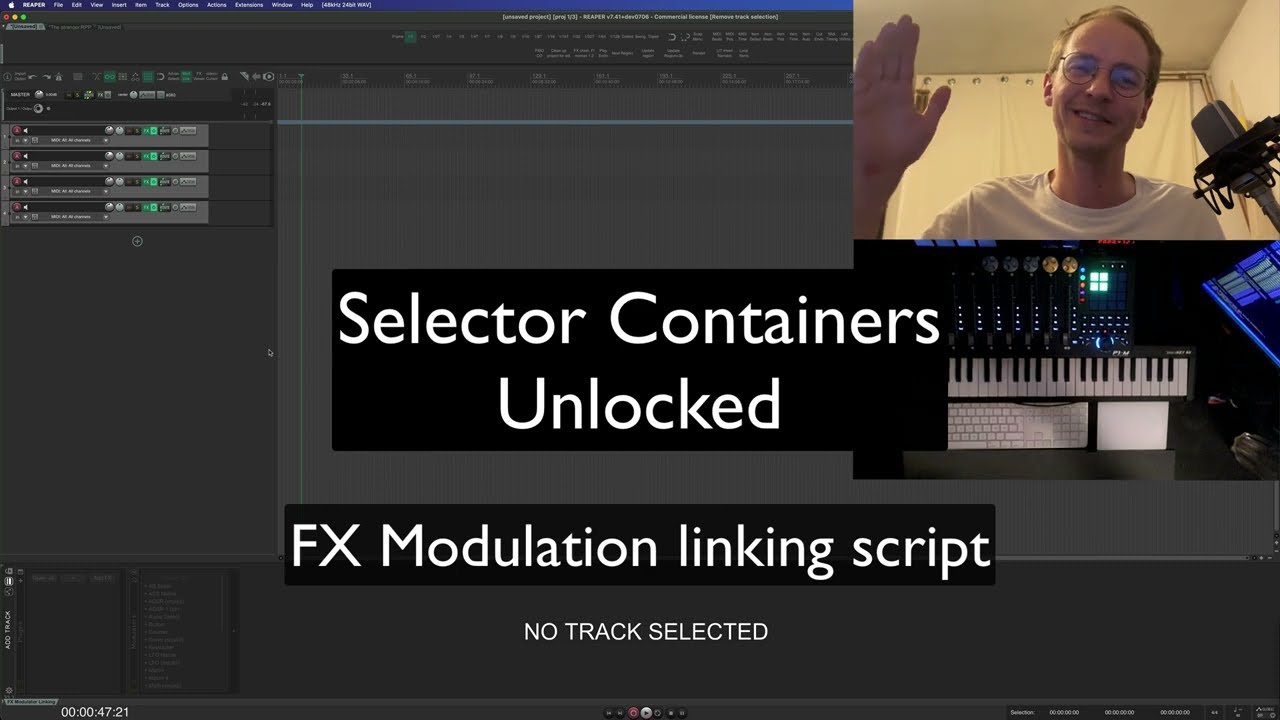 Update 1.1.5 FX Modulator Linking script, Adding Selector Containers