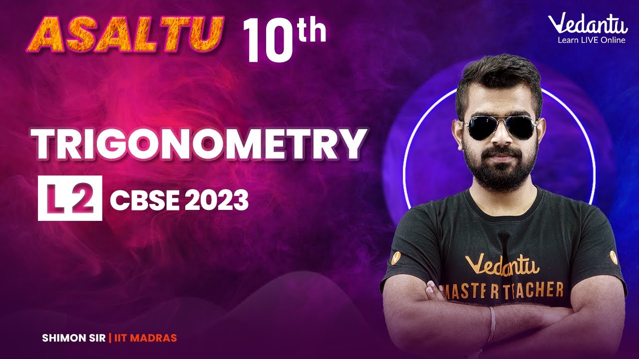 Trignometry | Class 10 Maths | Shimon Sir | Vedantu Master Tamil |