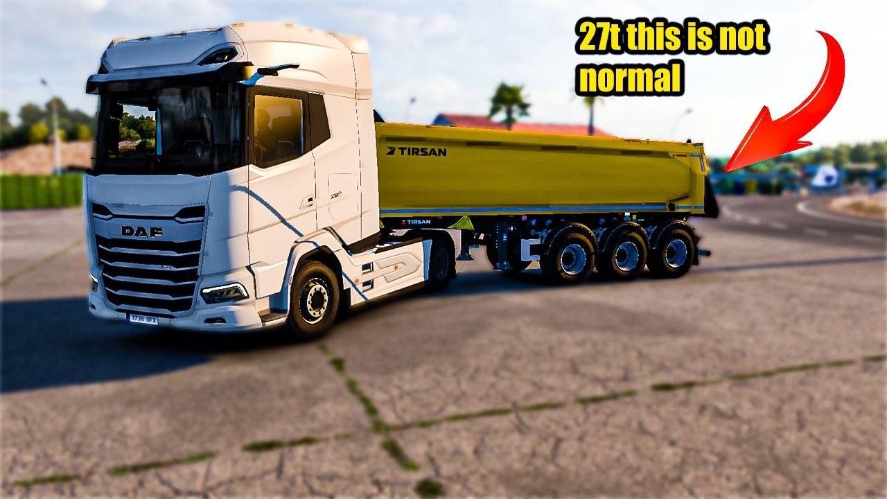 ETS2 1.57 | Realistic driving | DAF NGD | Spain map POV 4K