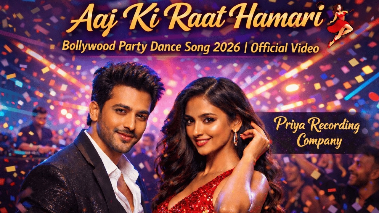 Aaj Ki Raat Hamari 💃  Bollywood Party Dance Song 2026  Official Video | by Priya Recording Company