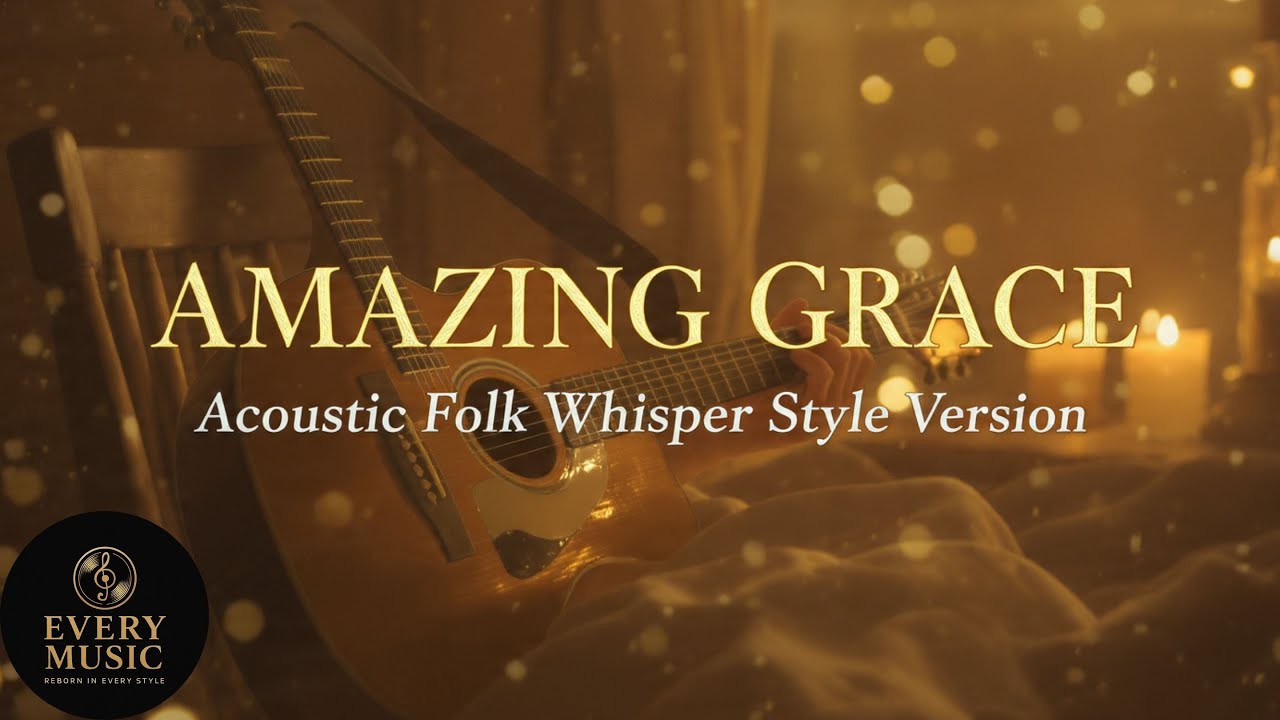 AMAZING GRACE — Acoustic Folk Whisper Style Version