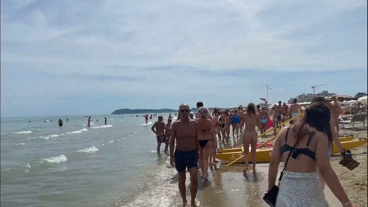 Riccione beach