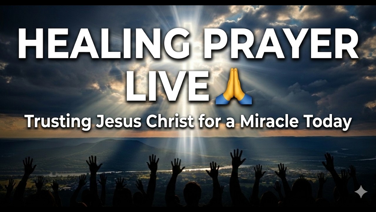 Healing Prayer Live 🙏 Trusting Jesus Christ for a Miracle Today