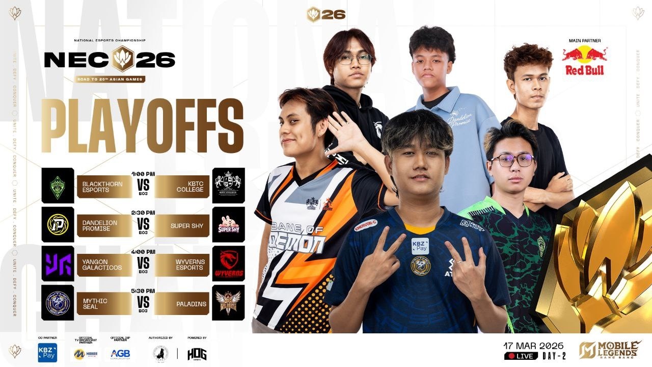 NEC26 MLBB – Playoffs Stage Day 2