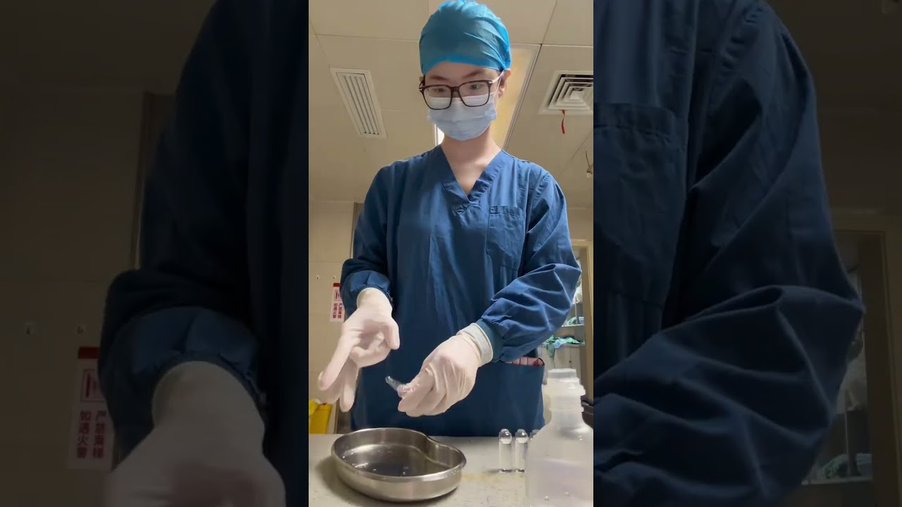This is how ICU patients receive nutrition .Immersive experience of ICU nurses preparing TP