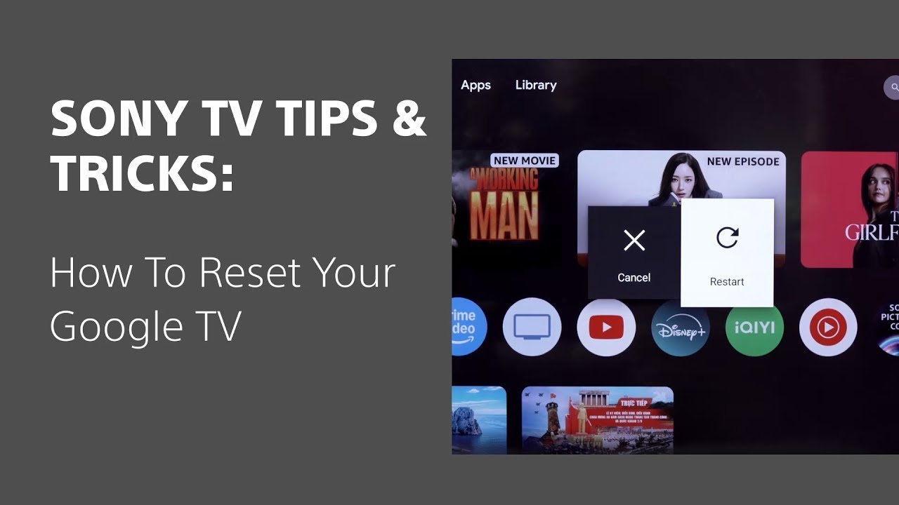 How to reset your Sony's Google TV