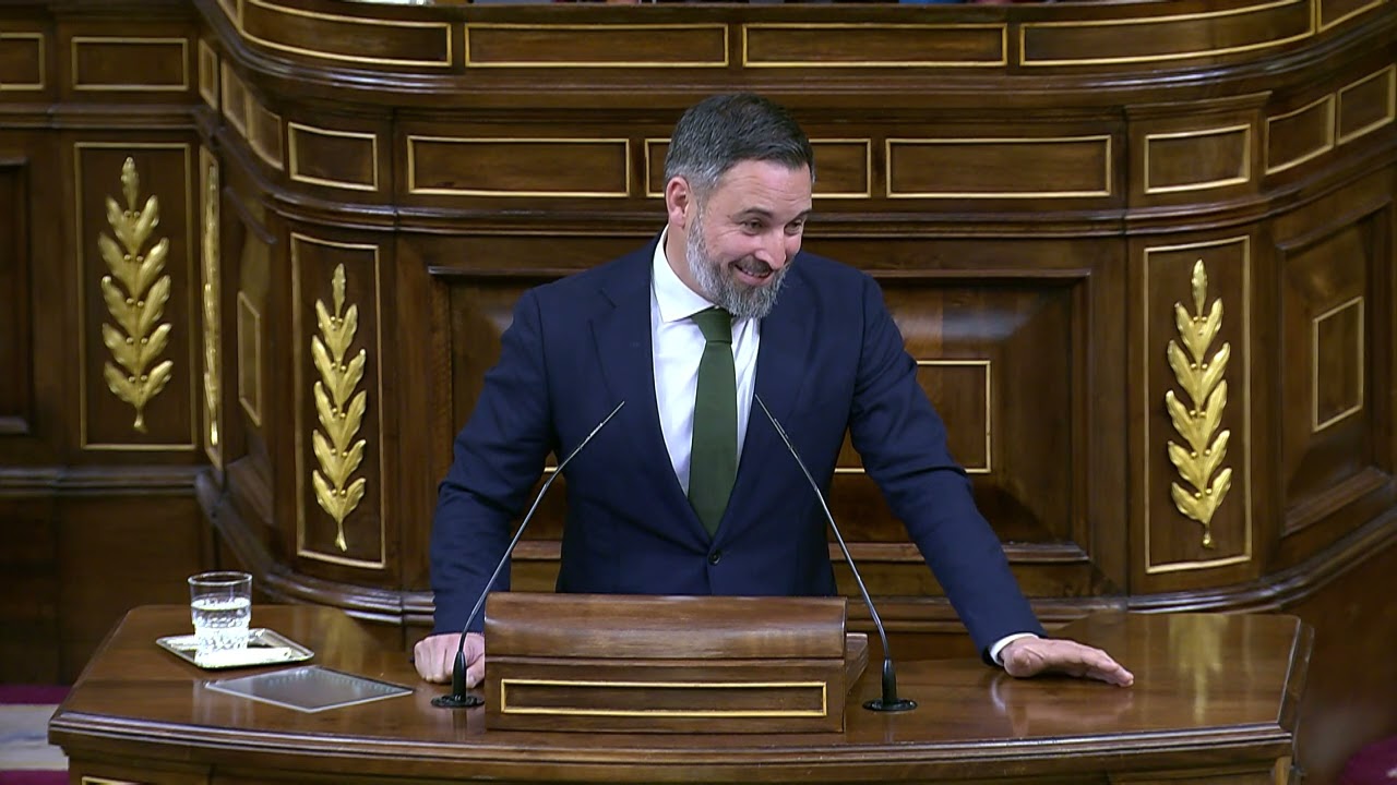Demoledora réplica de Santiago Abascal a Pedro Sánchez