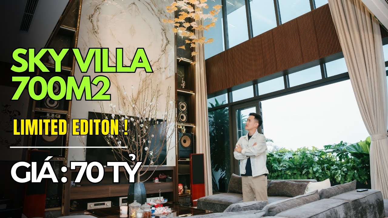 Ch&agrave;o b&aacute;n Sky Villa gần 700m2 tại H&agrave; Nội | 03 Tầng sử dụng, bể  bơi, thang m&aacute;y ri&ecirc;ng tại căn hộ.