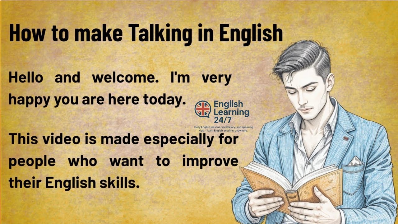 How to make Talking in English || Graded Reader || Improve Your English