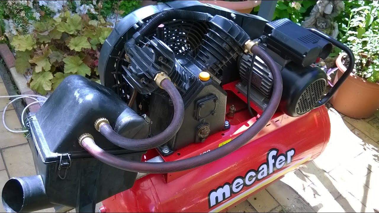 Air compressor : REALLY effective sound reduction modification.