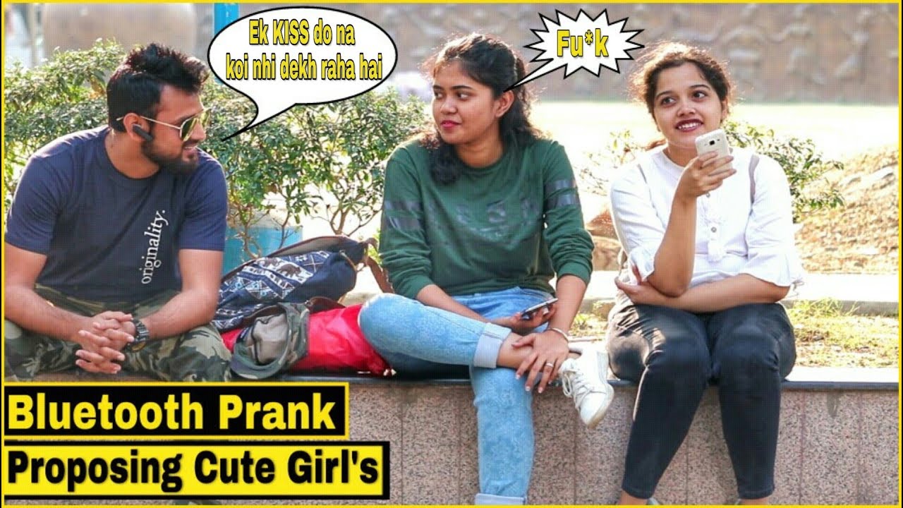 Bluetooth Prank Proposing Cute Girl's - Epic Reactions - Pranks In India| By TCI