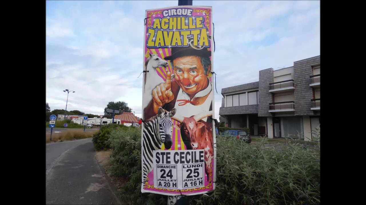affiche de cirque croisé cette été 2016