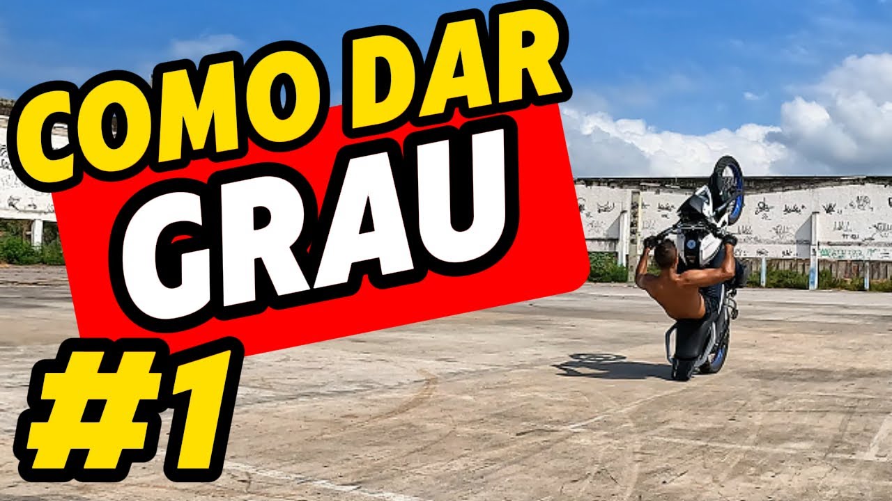 Como perder o medo do GRAU DE MOTO/ COMO DAR GRAU SEM CAIR