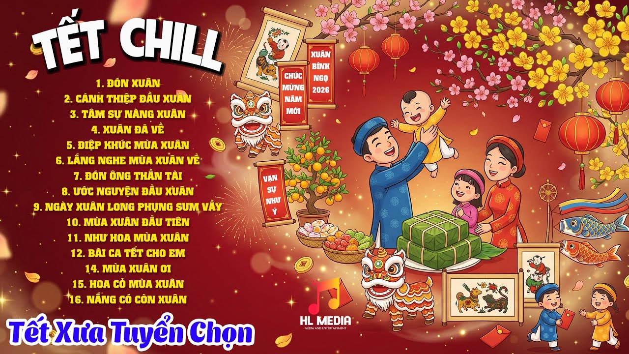 Album Nhạc Tết Xưa Chọc Lọc Hay Xuất Sắc - Cha Cha Xuân Rộn Ràng Mang Tết Về Ngay