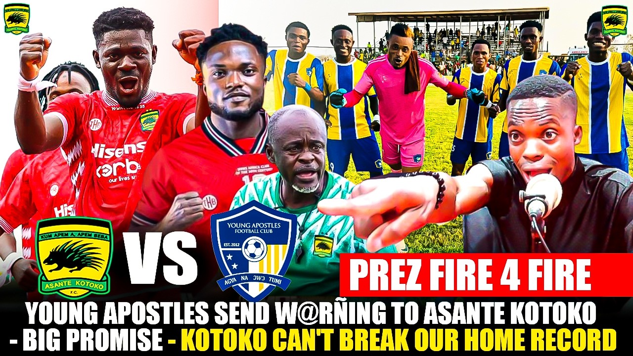 🔴🌈YOUNG APOSTLES SEND W@RÑING TO ASANTE KOTOKO 🇦🇹 - BIG PROMISE - KOTOKO CAN'T BREAK OUR HOME RECORD