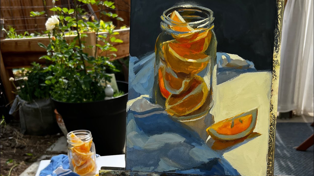 Tiktok Live - Painting Lemons in Gouache