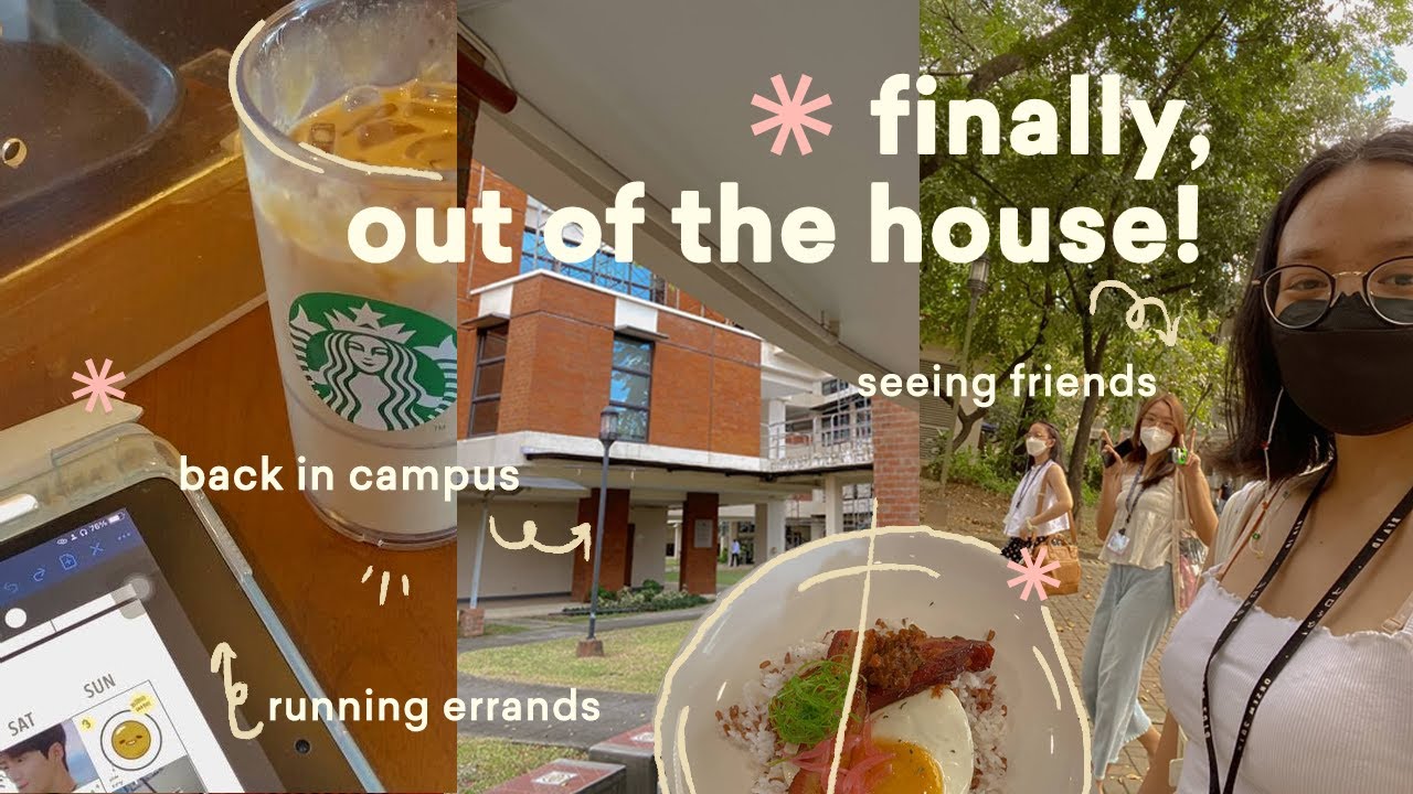 ✨ OUT & ABOUT: cafes, visiting ateneo campus, errands