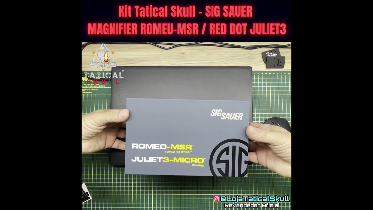 SIG SAUER KIT MAGNIFIER ROMEO- MSR + RED DOT JULIET 3 - MICRO