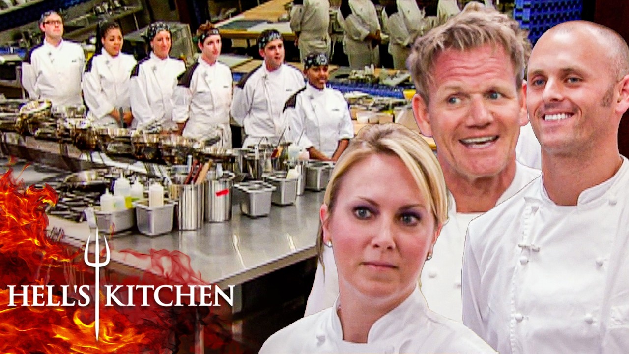 Black Jackets Compete Against Chef Ramsay & the Sous Chefs | Hell's Kitchen