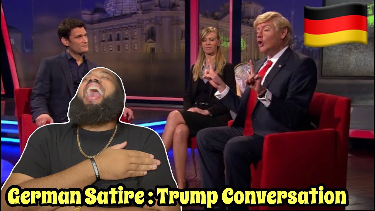 AMERICAN REACTS to GERMAN TV Christian Ehring in conversation with Donald Trump | extra 3 🇩🇪