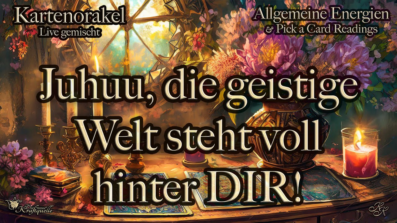 Juhuu, die geistige Welt steht voll hinter DIR! #tarot #orakel