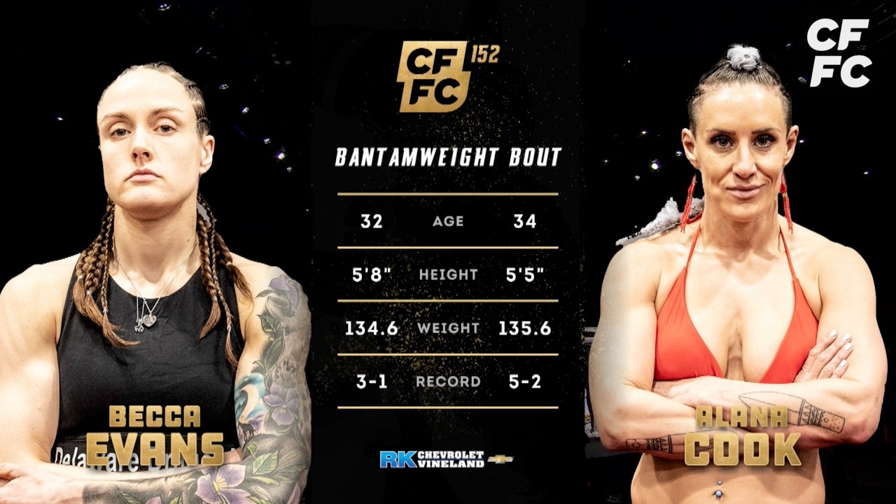 Alana Cook vs. Becca Evans | Full Fight Replay | CFFC 152