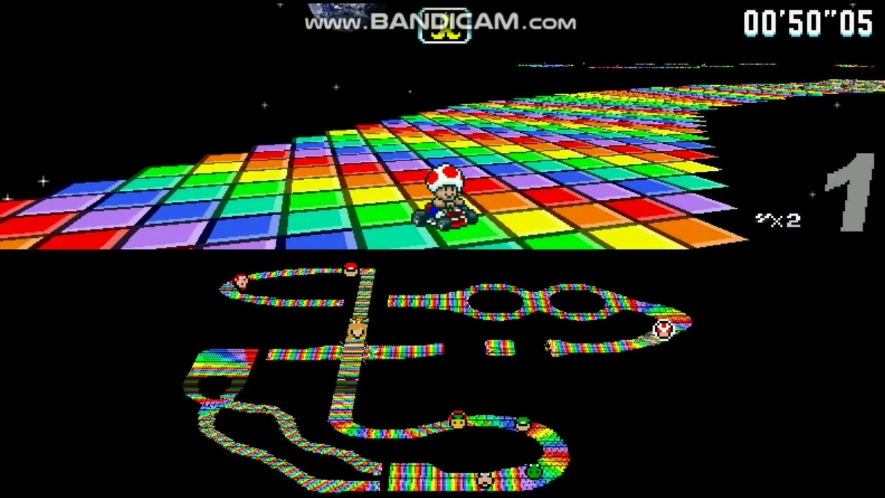 Mario Kart Wii - Rainbow Road (Super Mario Kart Soundfont)