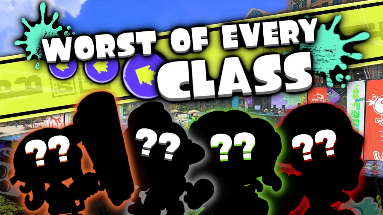 The WORST Weapons In Every Class [Splatoon 3]