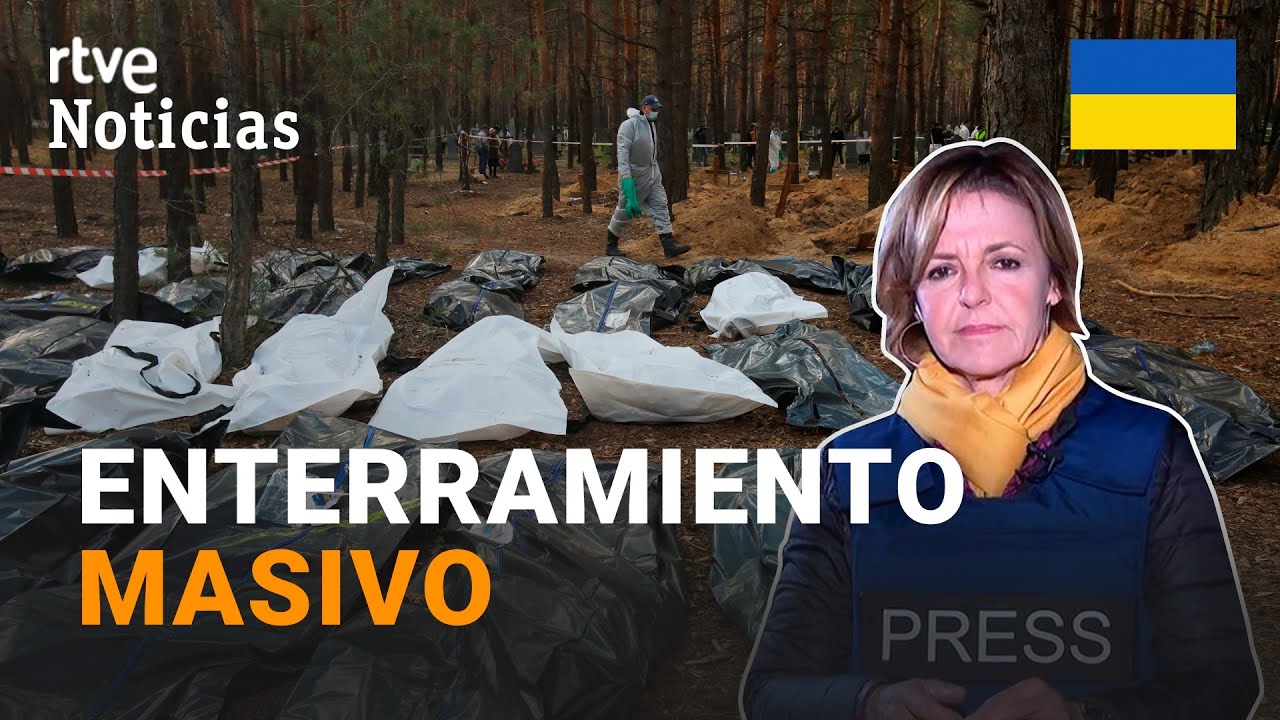 GUERRA UCRANIA: Comienza la IDENTIFICACIÓN de DECENAS de CADÁVERES encontrados en IZIUM | RTVE