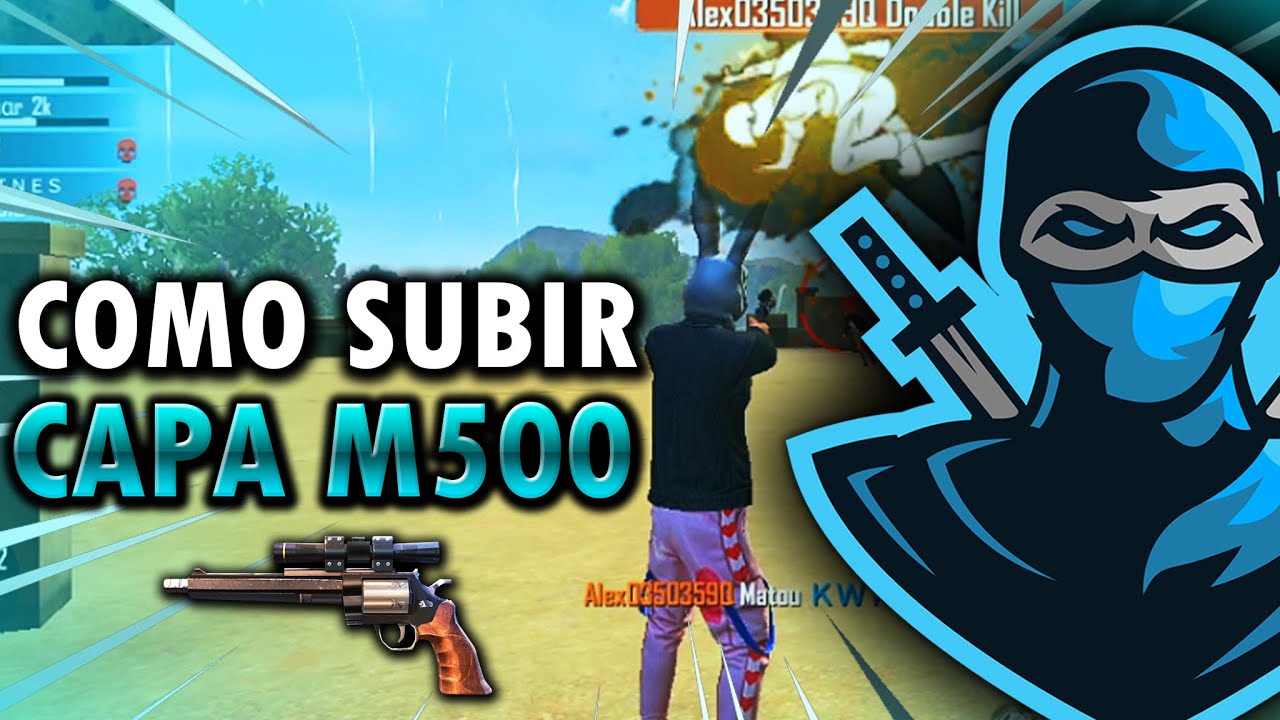 COMO DAR CAPA DE M500 NO FREE FIRE !!COMO SUBIR CAPA DE M500 !como dar capa de m500 nova atualização