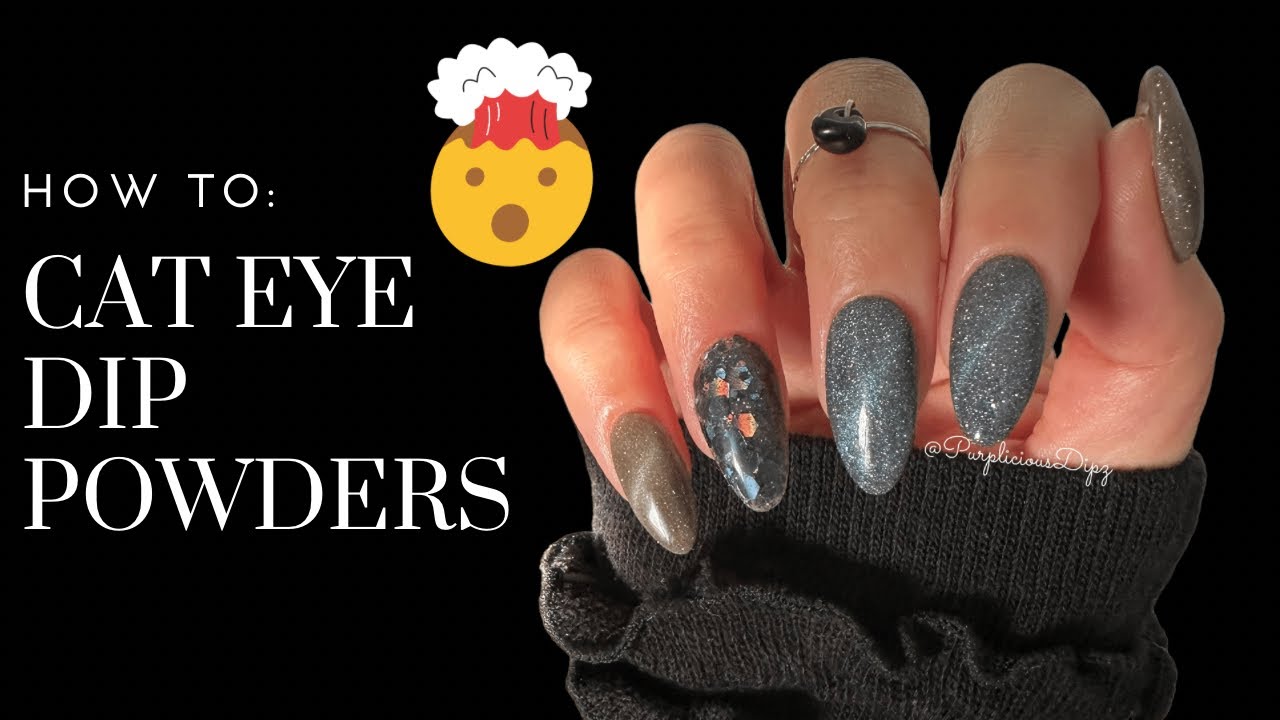 HOW TO: Cat Eye Dip Powders | Double Dipp’d